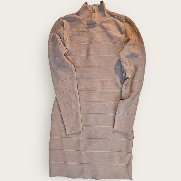 Aritzia Babaton Bandage Erickson Brown Tan Dress - Picture 12 of 15